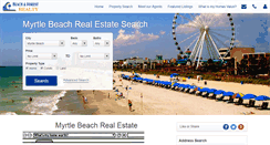Desktop Screenshot of beachandforestrealty.com